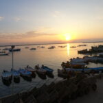 Dawn with a beautiful rising sun at Amu Tamu Island Lamu. Photo by Neville Ng'ambwa