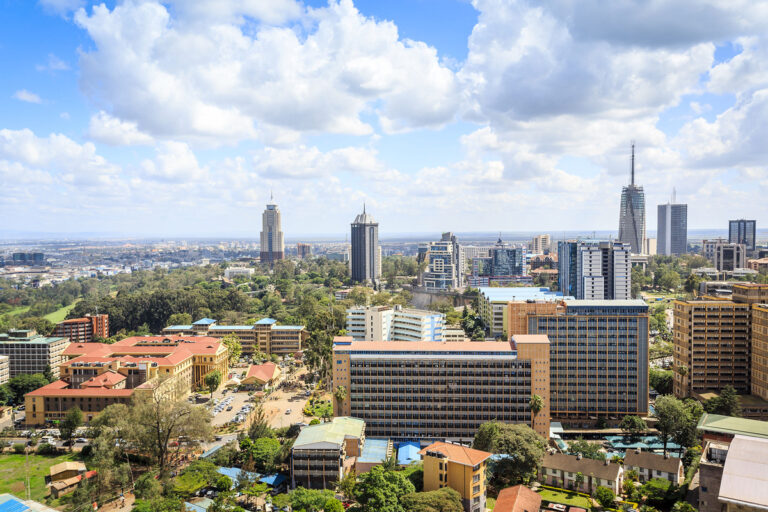 NAIROBY SKYLINE BEAUTIFUL WEATHER