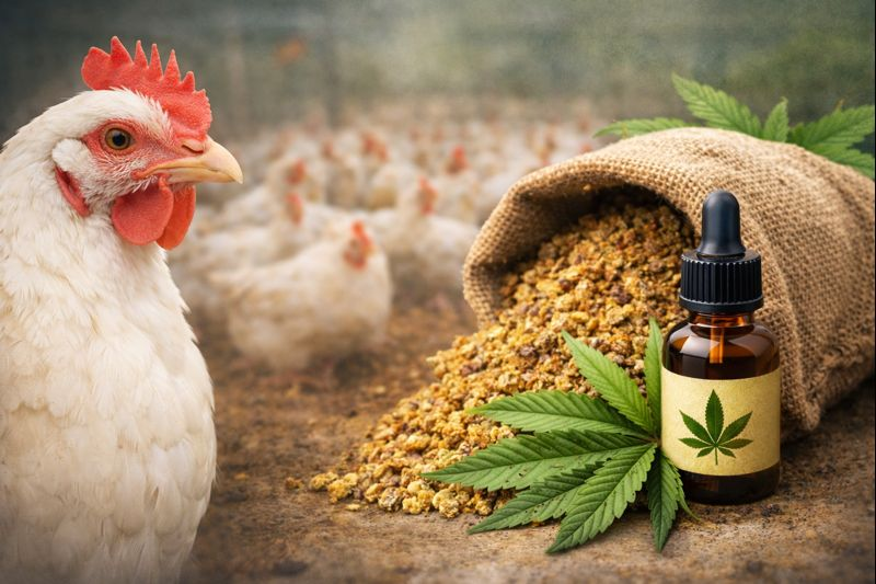 Morocco Explores Swapping Antibiotics for Cannabis in Chicken Feed